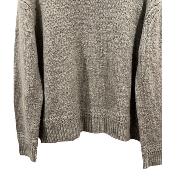 Fashion Nova Gray Acryllic Oversize Crew Neck Sweater Size L - Picture 5 of 5